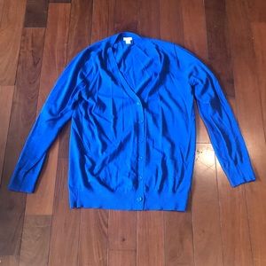 J. Crew Blue Cardigan
